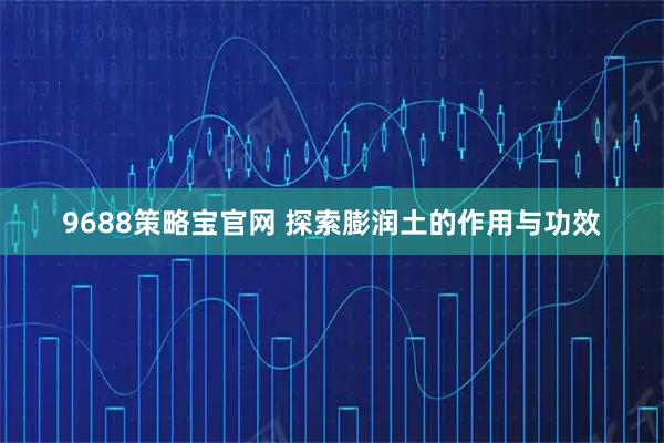 9688策略宝官网 探索膨润土的作用与功效